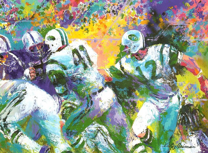 Leroy Neiman The Handoff Superbowl III